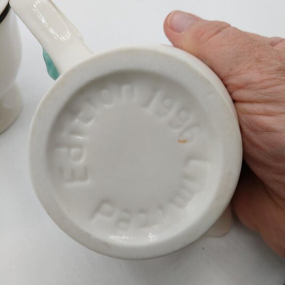 Bailey's Irish Cream Sugar Bowl and Creamer Set 1996 Limited Edition Yum Winking - Picture 5 of 10